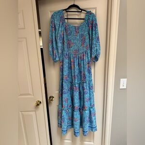 Me 2 Magic Smocked Maxi Dress